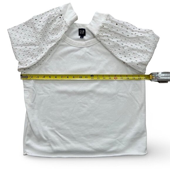Gap Sweatshirt White Women’s Small - Picture 4 of 7